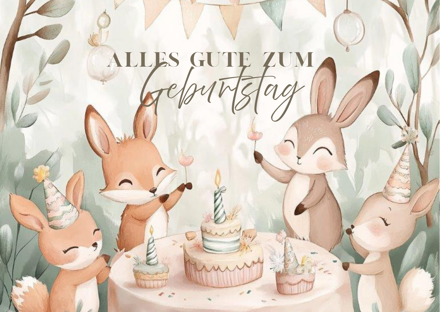 Waldparty zum Geburtstag