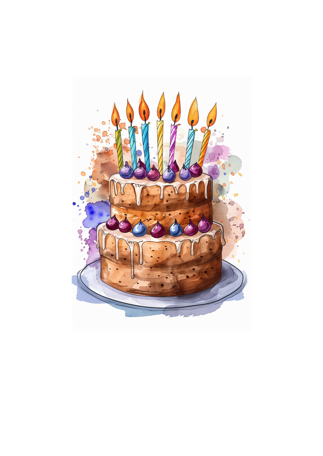 Süße Grüße zum Geburtstag