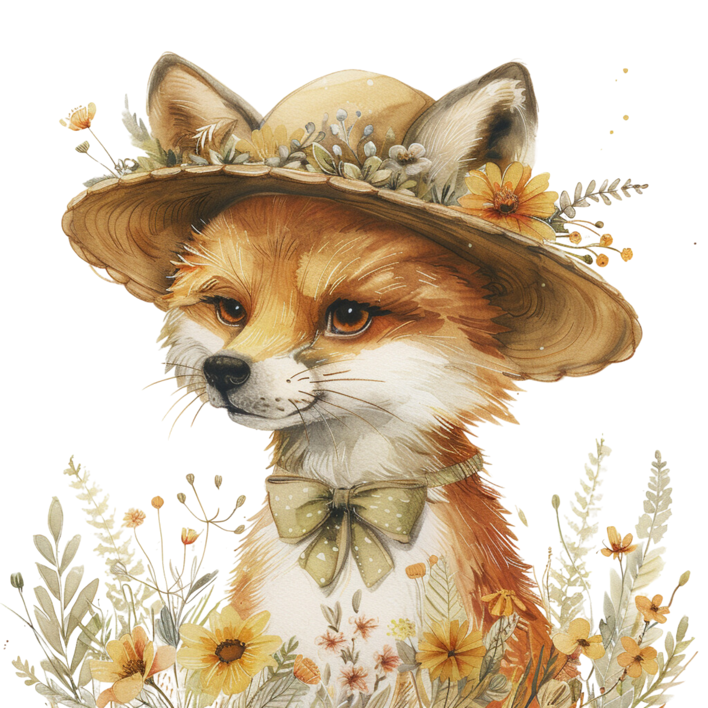 Fuchs Bügelbild