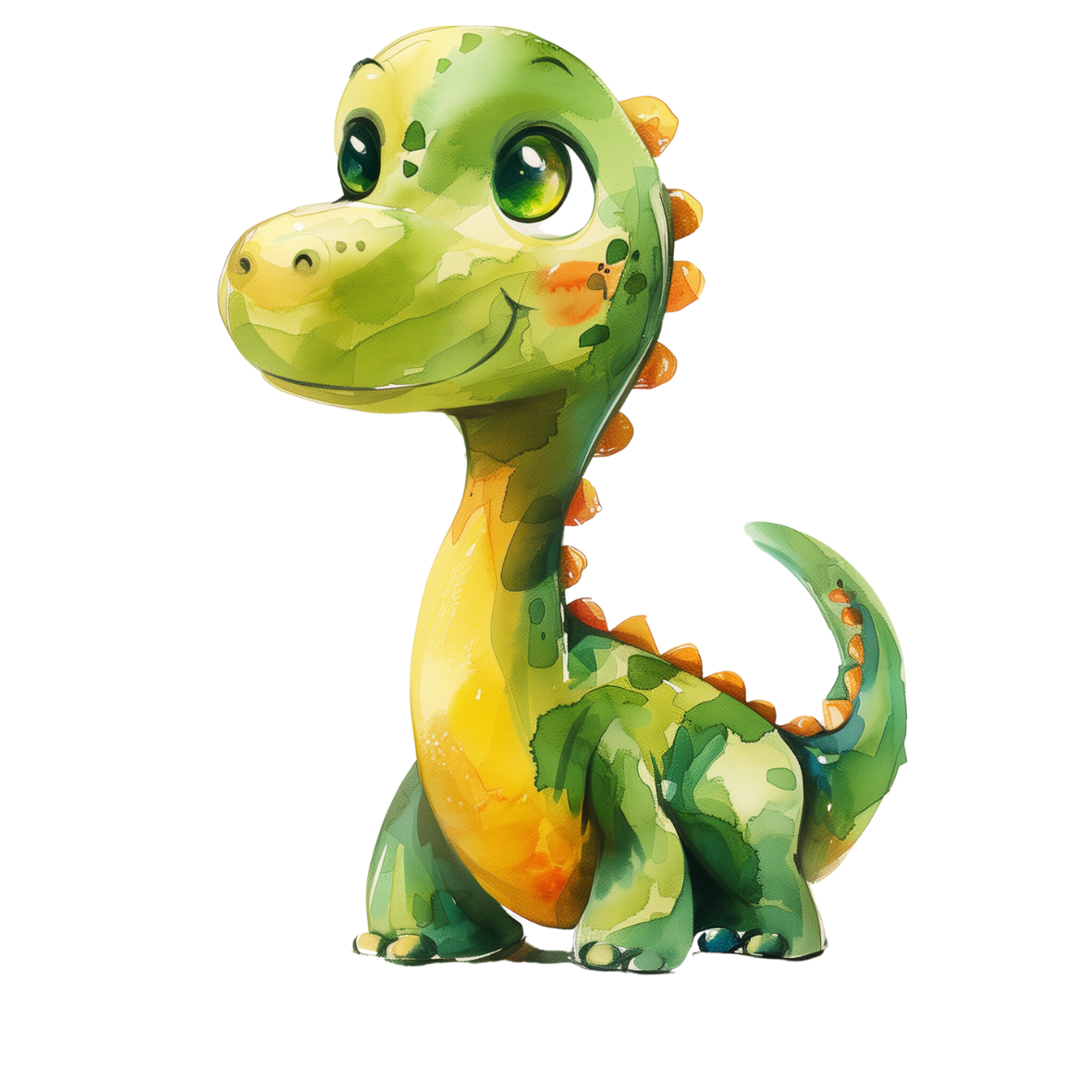 Dino Grün Bügelbild