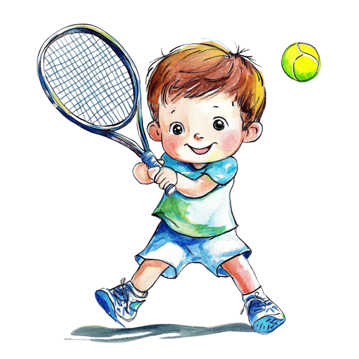 Tennis Bügelbild