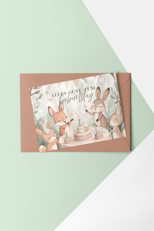 Waldparty zum Geburtstag