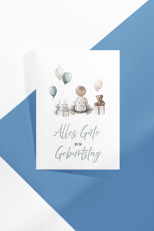 Kleiner Geburtstagsgruß mit großem Herz