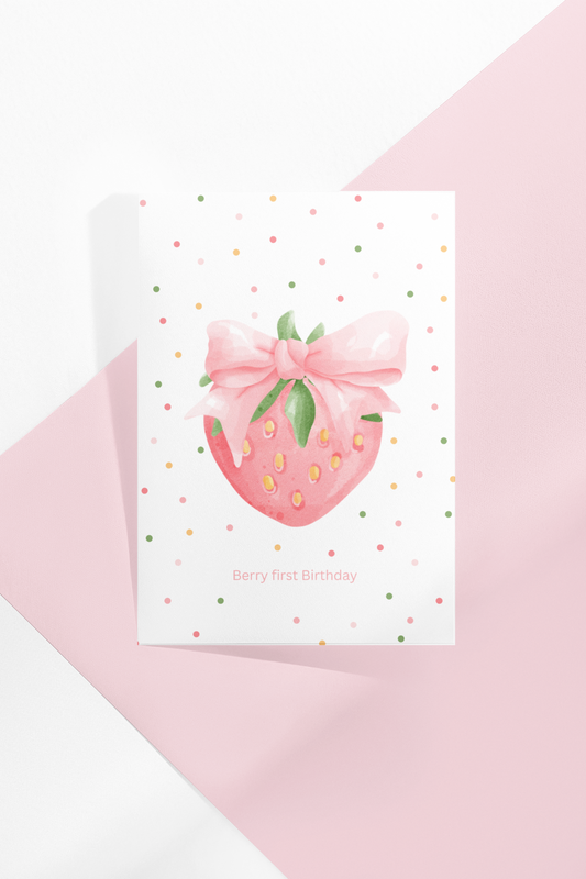 Süßer gehts nicht - 1. Erdbeergeburtstag