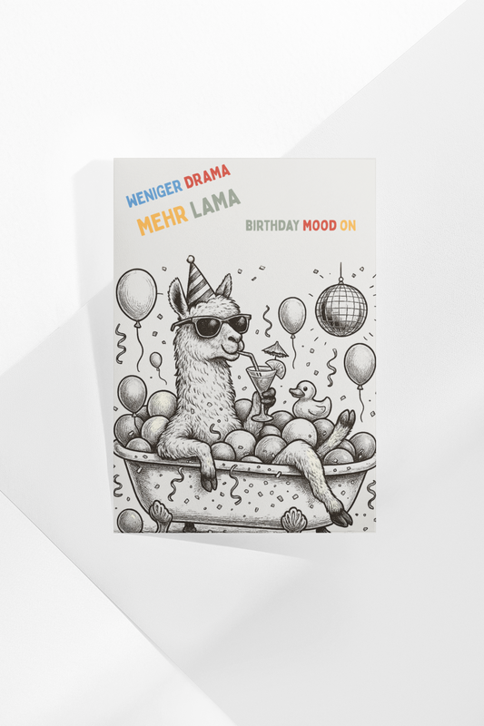 Weniger Drama - mehr Lama