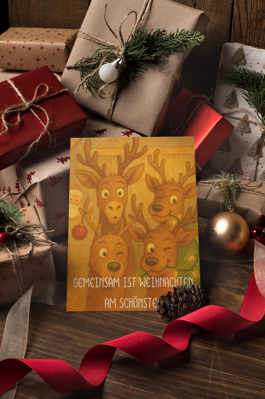 Rentier-Weihnachtsspaß