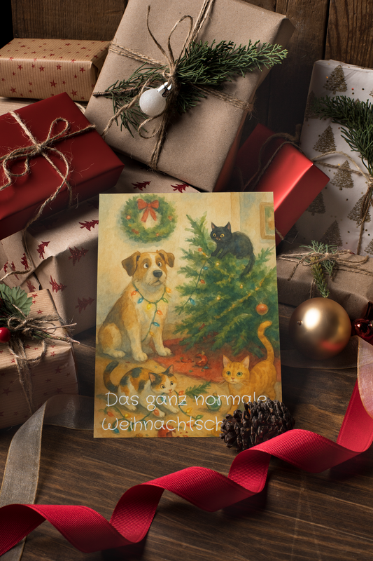 Weihnachtschaos mit Fellnasen