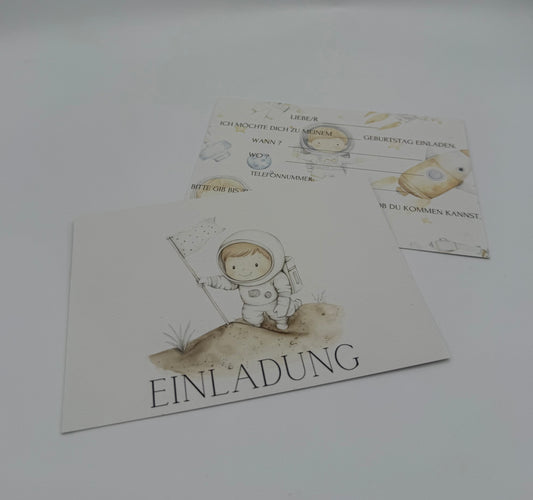 Astronaut Einladung
