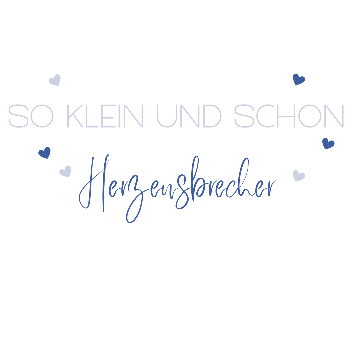 Herzensbrecher Bügelbild
