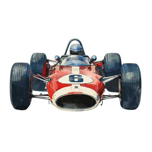 Formel 1 Bügelbild
