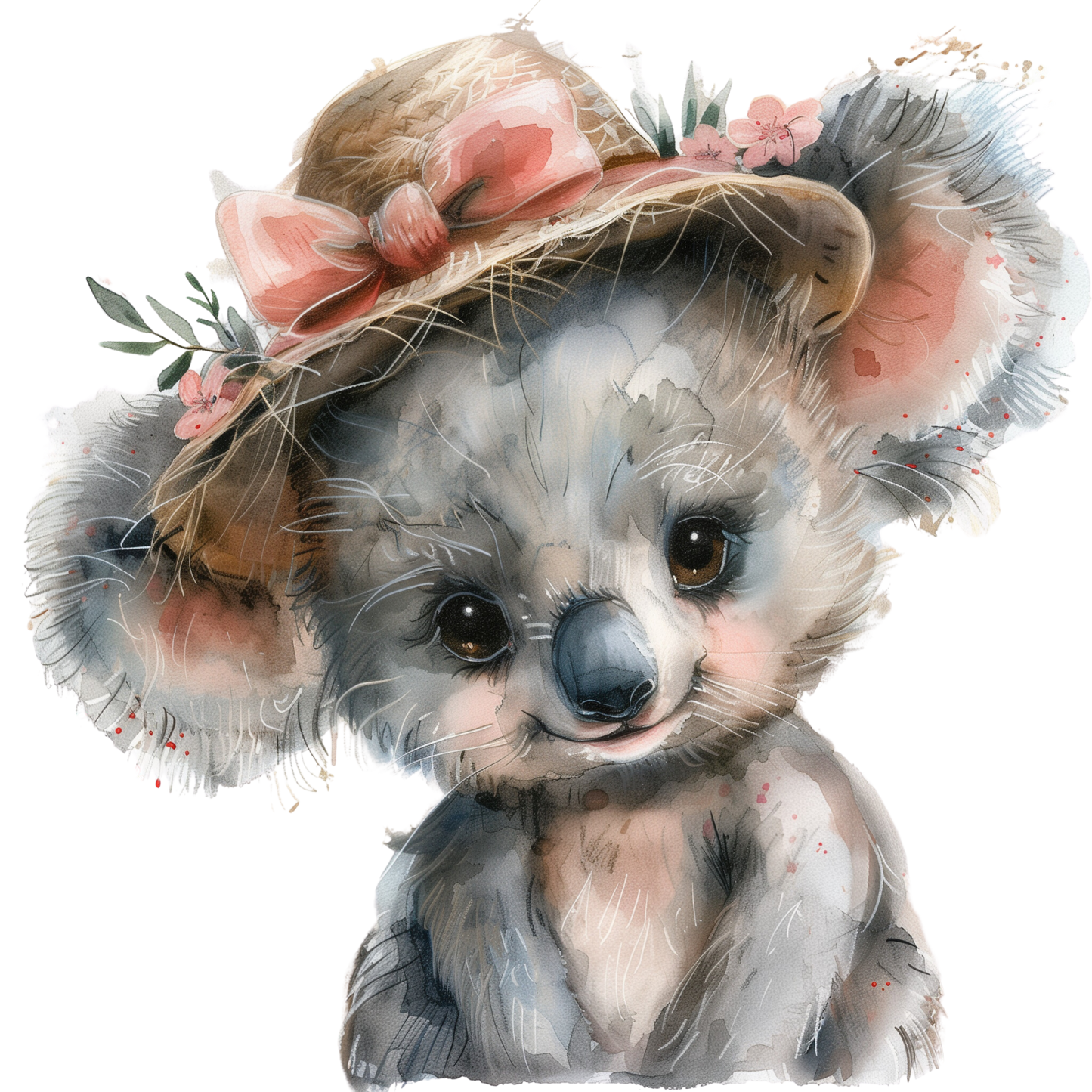 Koala Mädchen Bügelbild